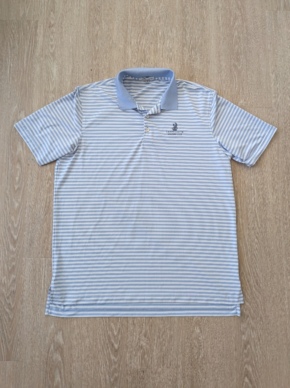 Peter Millar Shirt Men's XL Polo Summer Comfort Golf Ritz Carlton Striped